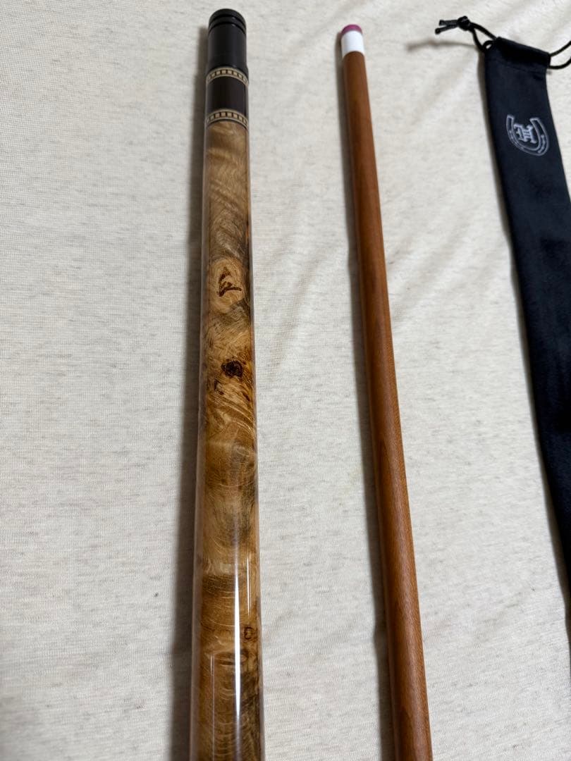 新作　早川工房カスタムキュー　グリップ3分割　NO.353