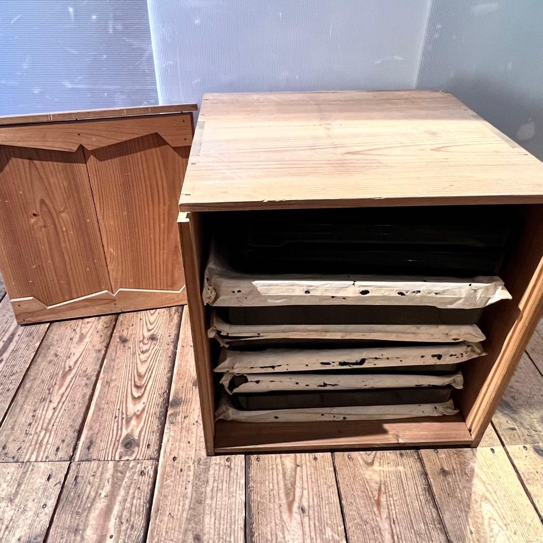 ② 輪島塗 御膳 11膳 黒漆縁金脚付膳 明治 漆器 能登 会席膳 お盆