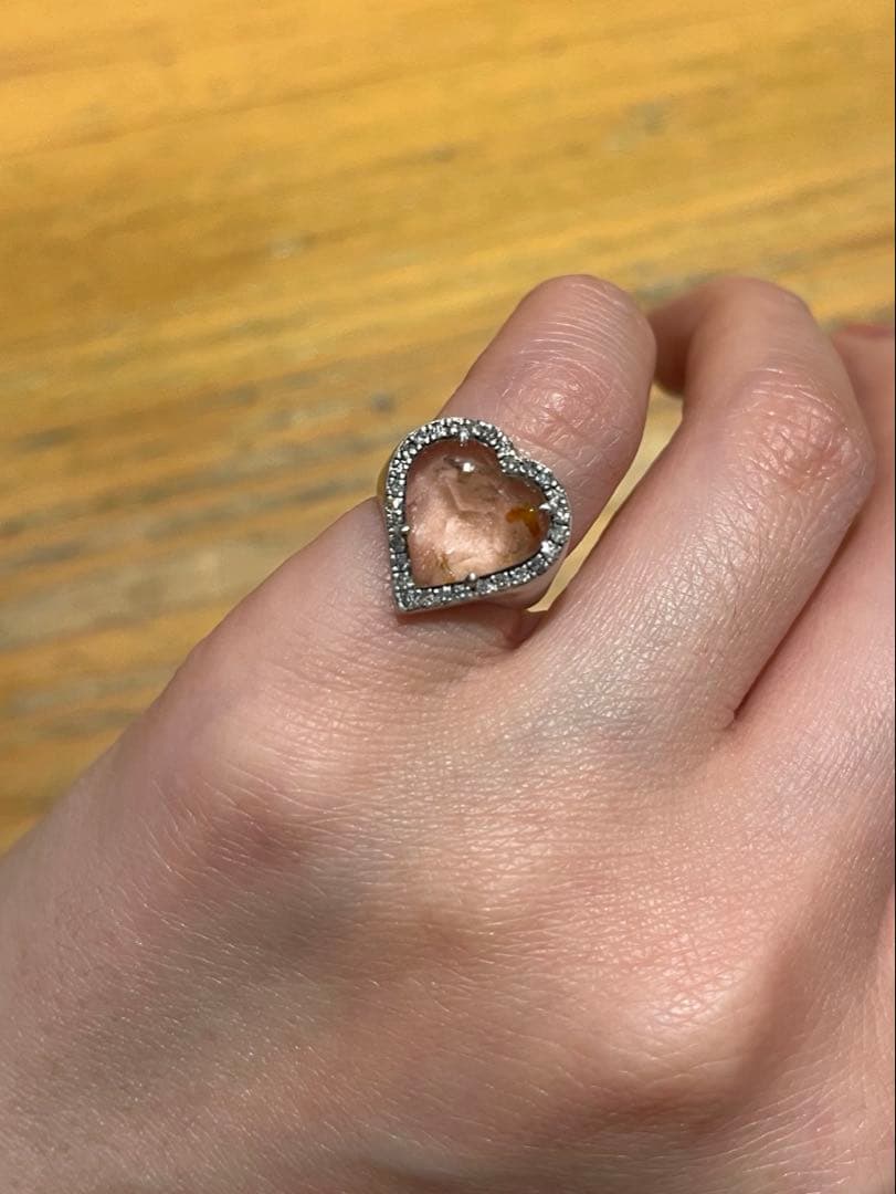 1/12まで値下げ【Adlin Hue】トルマリン　ピンキーリング【1号】