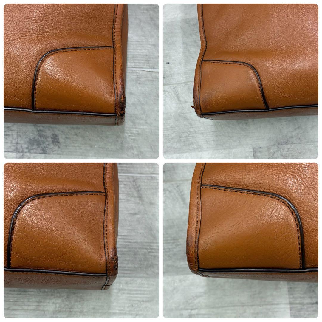 美品 コーチ 2way ビジネスバッグ ブリーフケース レザー 収納多数 A4