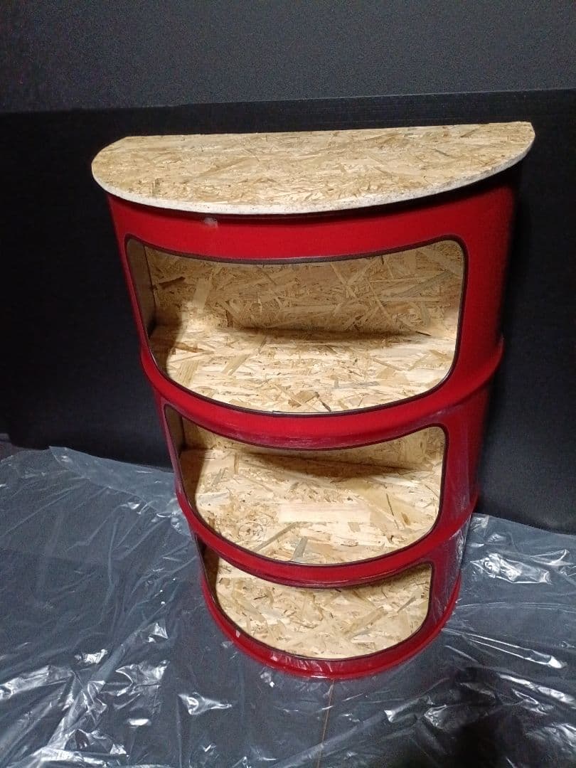 カメムシ様専用品！200㍑ドラム缶remakeBOX3段【イエロー】