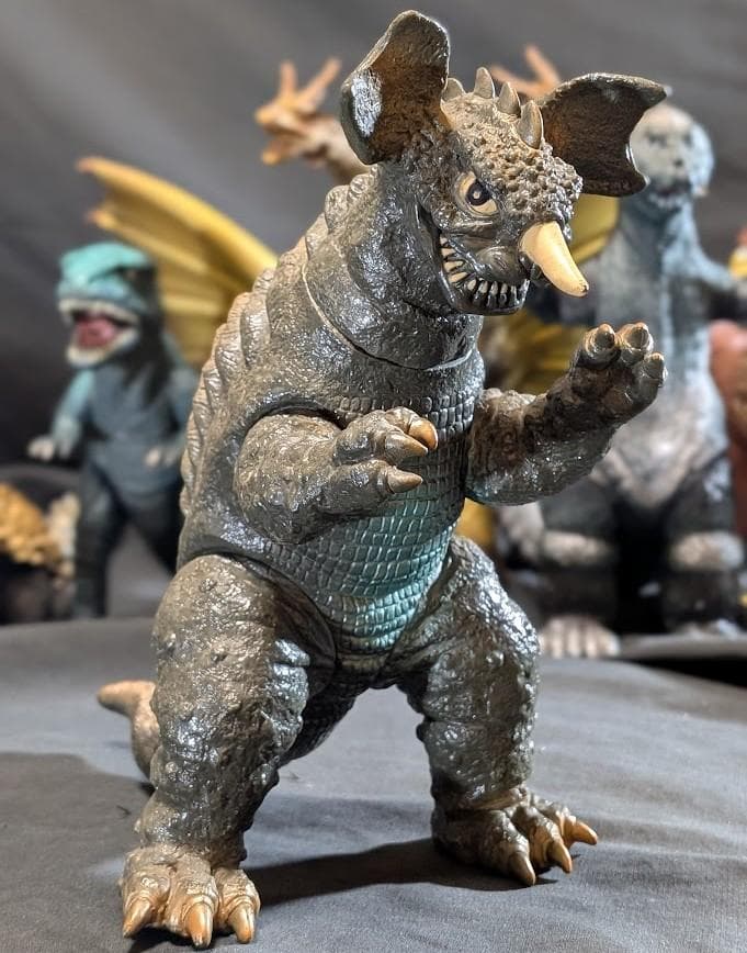 昭和ゴジラ・キングギドラ・モスラ・ラドン・バラゴン他（バンダイ）ソフビ６体セット