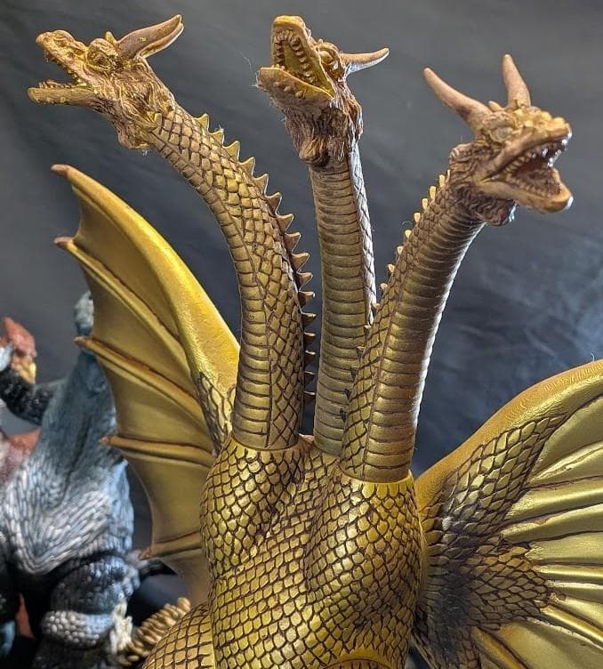 昭和ゴジラ・キングギドラ・モスラ・ラドン・バラゴン他（バンダイ）ソフビ６体セット