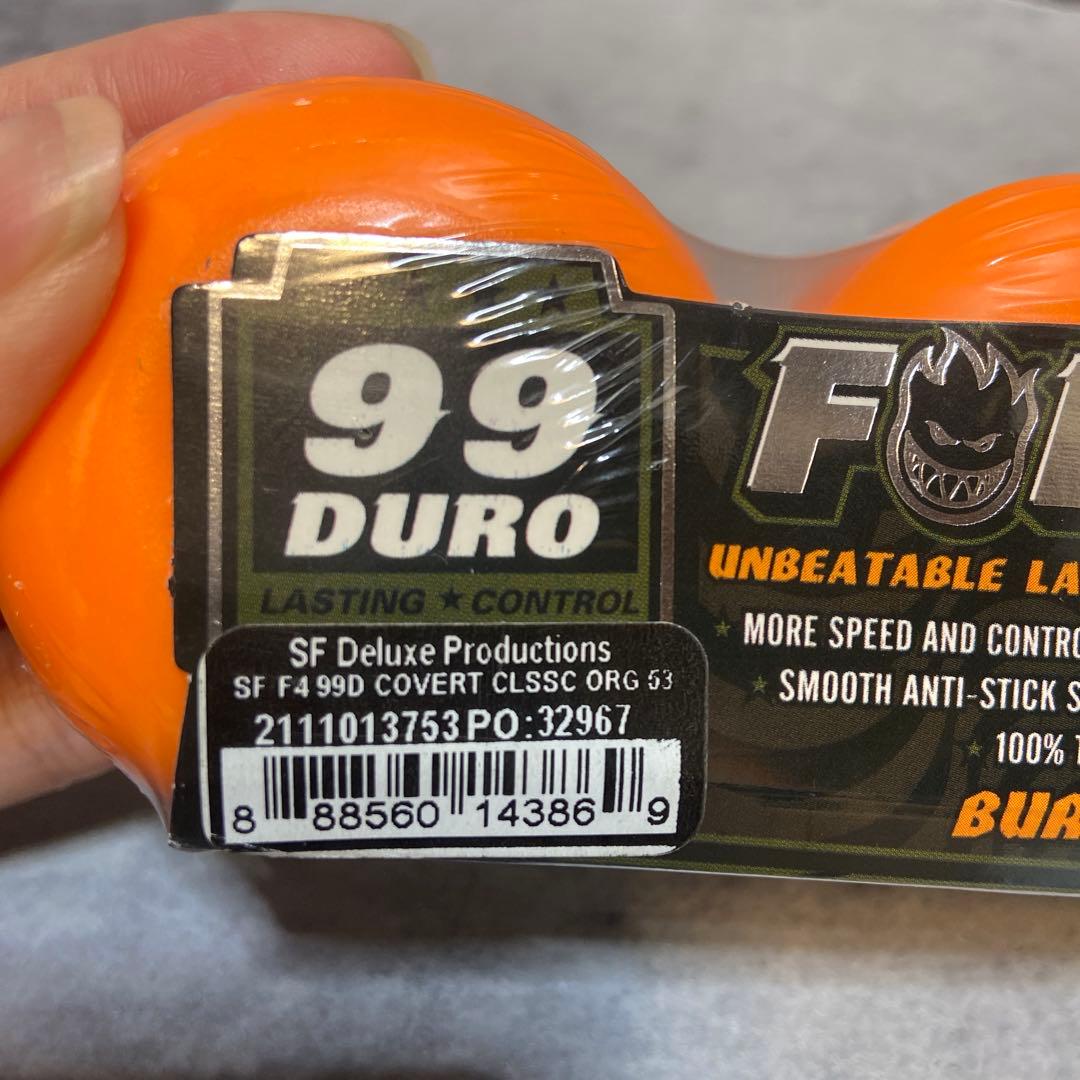 【新品・未使用】スピットファイヤー スケボー　ウィール　53mm ３個セット