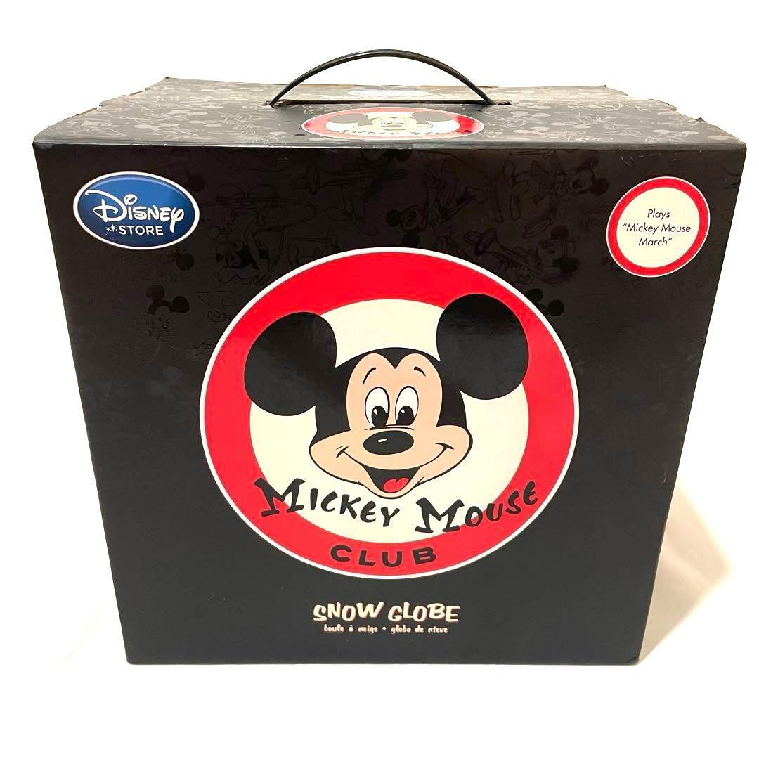ディズニー　ミッキーマウスクラブ　スノードーム/スノーグローブ　オルゴール付き