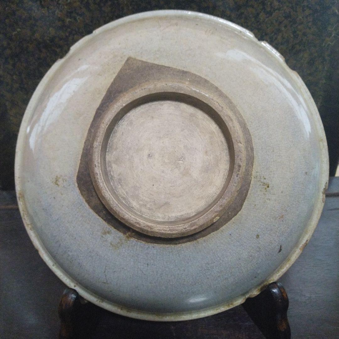 NO264 相馬焼 古相馬 鉄絵皿