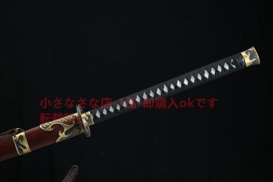 火鱗苗刀 古兵器 武具　刀装具　日本刀　模造刀 居合刀 長尺