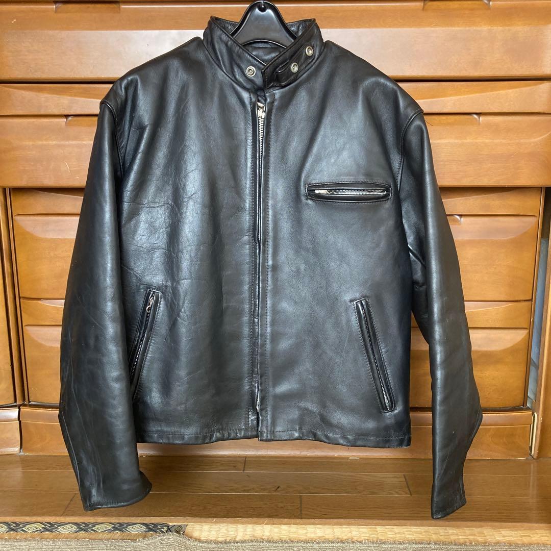 状態◎】Schott 641 サイズ46 シングルライダース