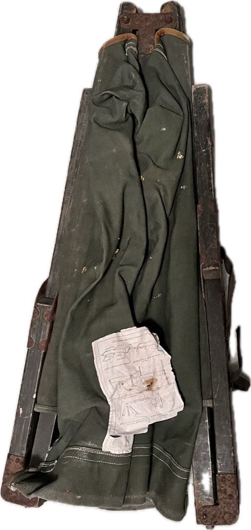 ヴィンテージ USミリタリーフォールディングコット 払い下げ品 折りたたみベッド