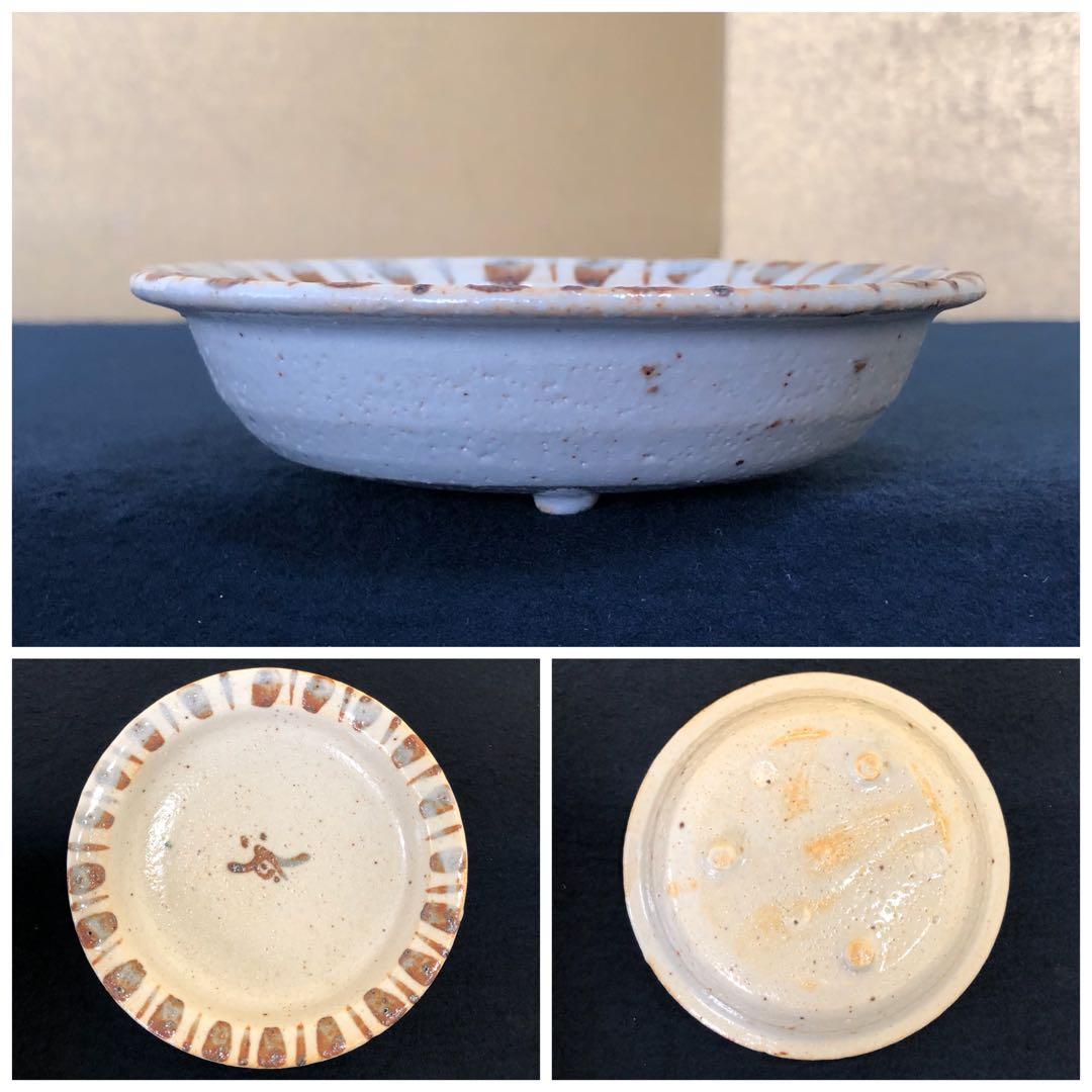 《R》志野 弁当蓋物6客 加藤十右衛門 共箱 懐石　250716E3