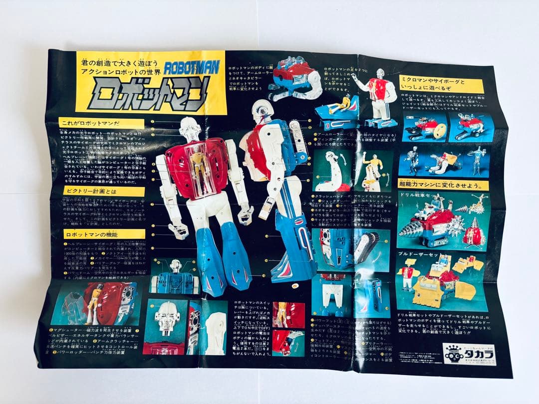 ミクロマン　ロボットマン　タカラ　1977年