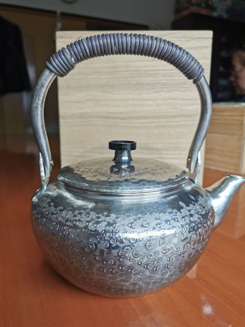 鎚起銅器　清雅堂　銅湯沸　西方正　作　玉川堂 鎚起銅器 清雅堂 銅湯沸 西方正 作 玉川堂