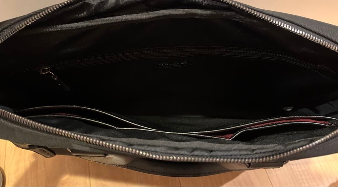 【値下げ】ブラックレーベルクレストブリッジ チェックブリーフケース