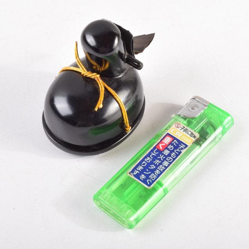 茶道具 黒漆 冠 香合 時代箱 N 8967