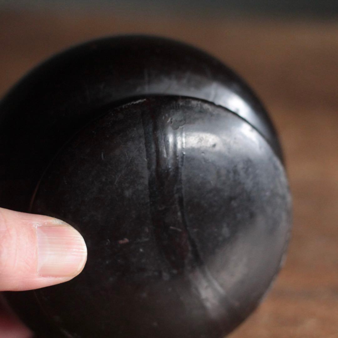 黒漆 薬壺 古美術 古道具 アンティーク 漆器