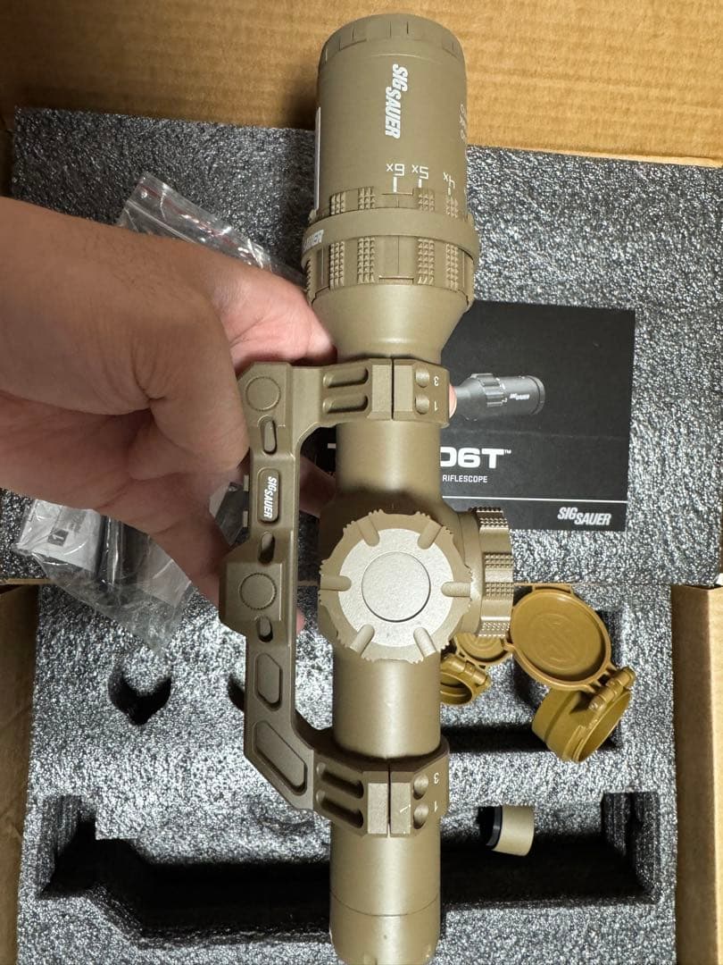 SIG TANGO6T スコープ　実物同様　サバゲー　LPVO セラコート
