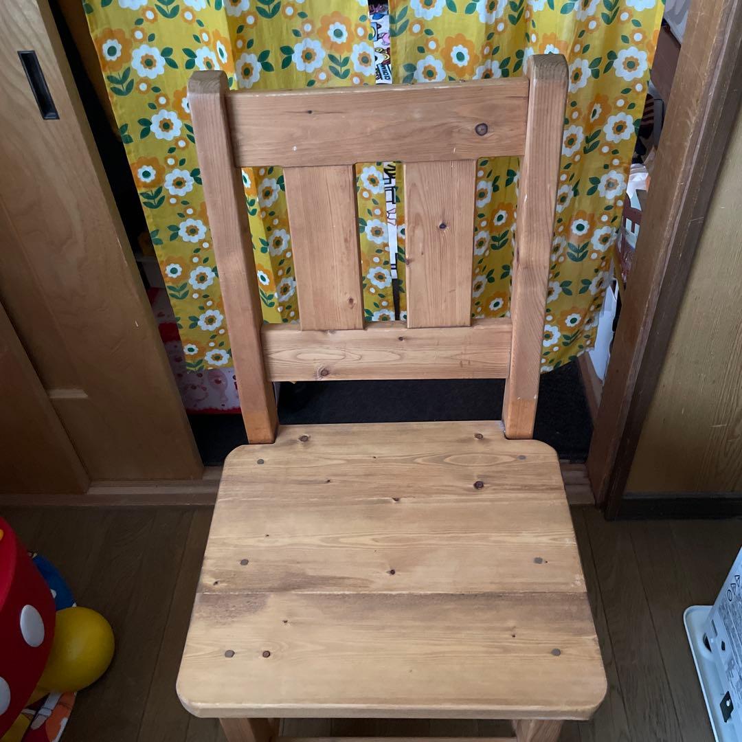 カントリー椅子、一脚 送料無料】 2脚セット カントリーダイニングチェア 板座 ナチュラル