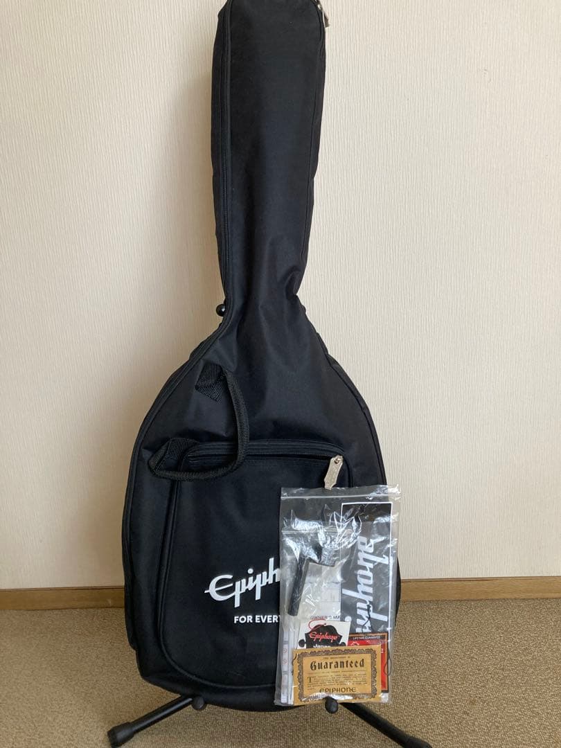 Epiphone uptown katセミアコースティックギター 青