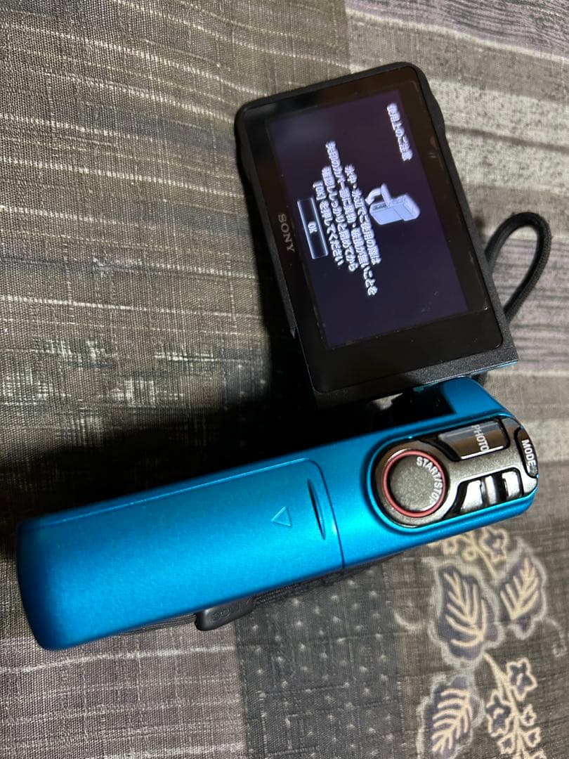 【中古】SONY ハンディカム 防水カメラ HDR-GW77V ブルー