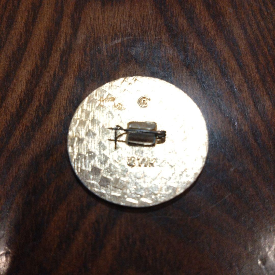 アンティーク キツネのコイン型バッジ ソビエト連邦 1970年代
