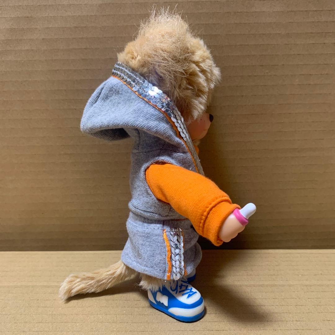 【希少】モンチッチ　女の子　ツインテール　ベージュ　ブルーアイ