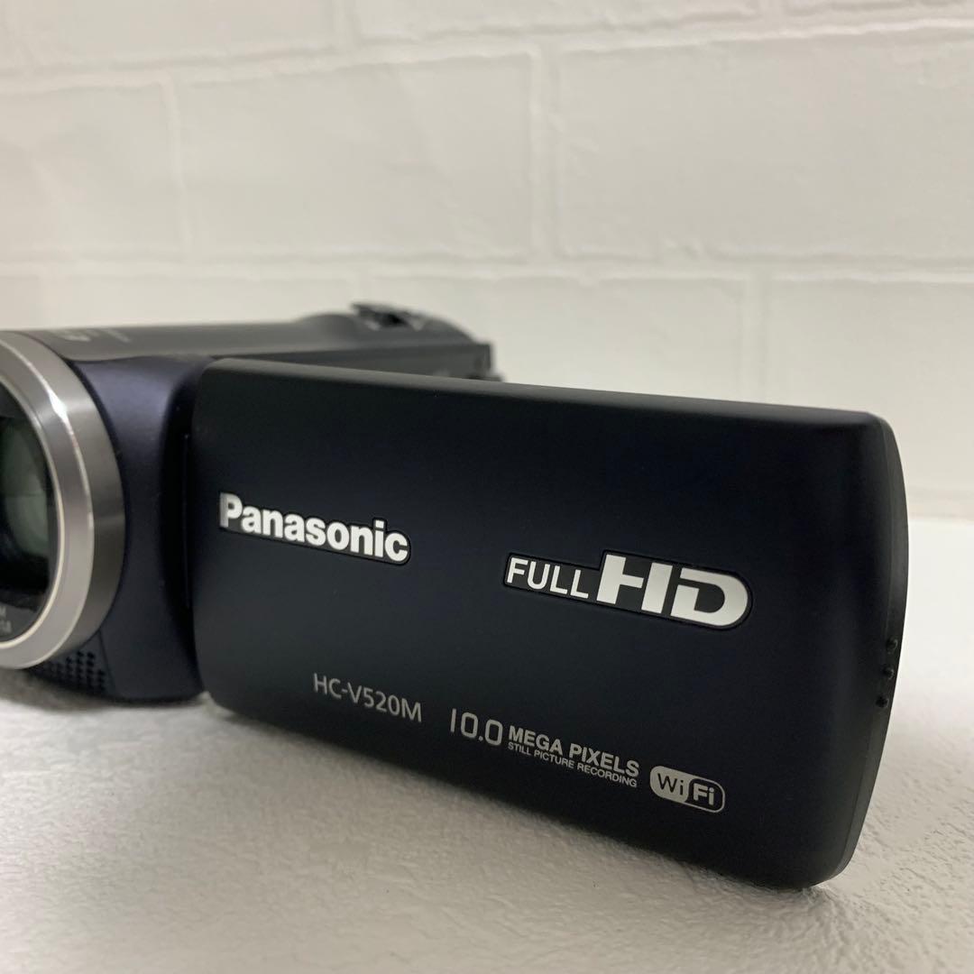 【動作確認済】Panasonic　HC-V520M　ビデオカメラ　ブラック