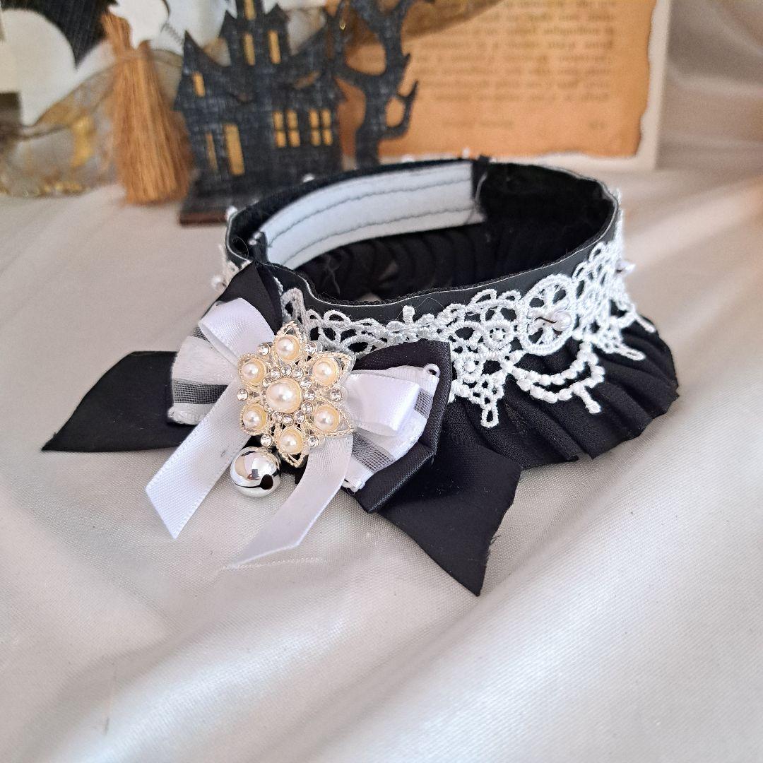 短毛ちゃんにも♥️中世ヨーロッパ風チョーカー(⑤)わんちゃん猫ちゃん