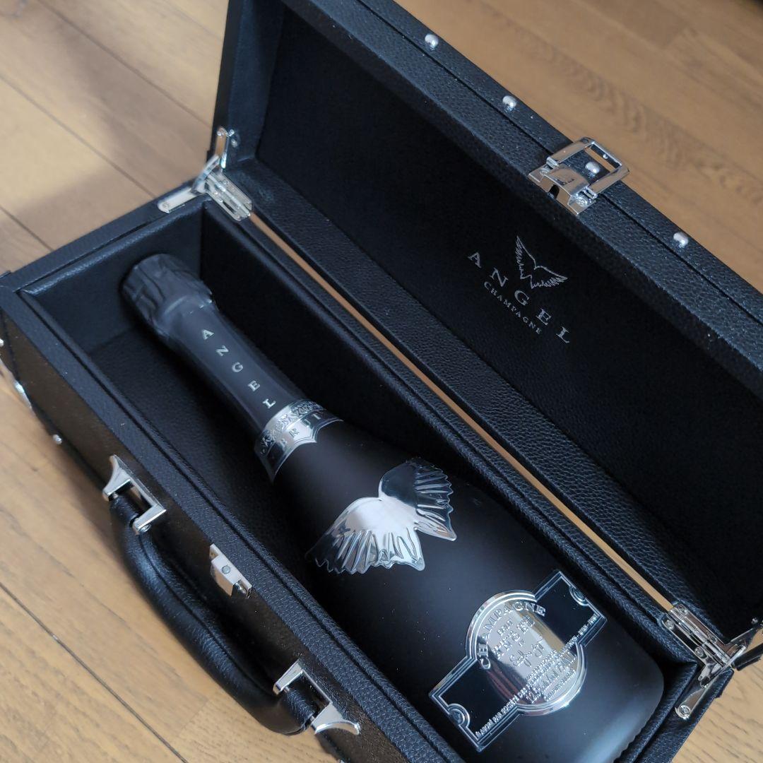 ANGEL ブラック スパークリングワイン 750ml 専用ボックス入り - メルカリ