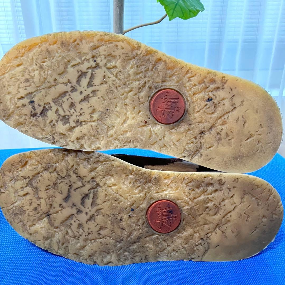 Clarks × ZARA クラークス ザラ ワラビー ハラコ素材 EU44