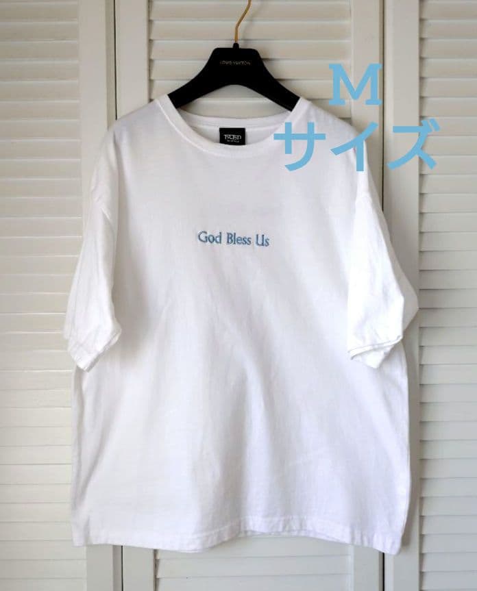 藤井風 Tシャツ ホワイト God Bless Us サイズM - メルカリ