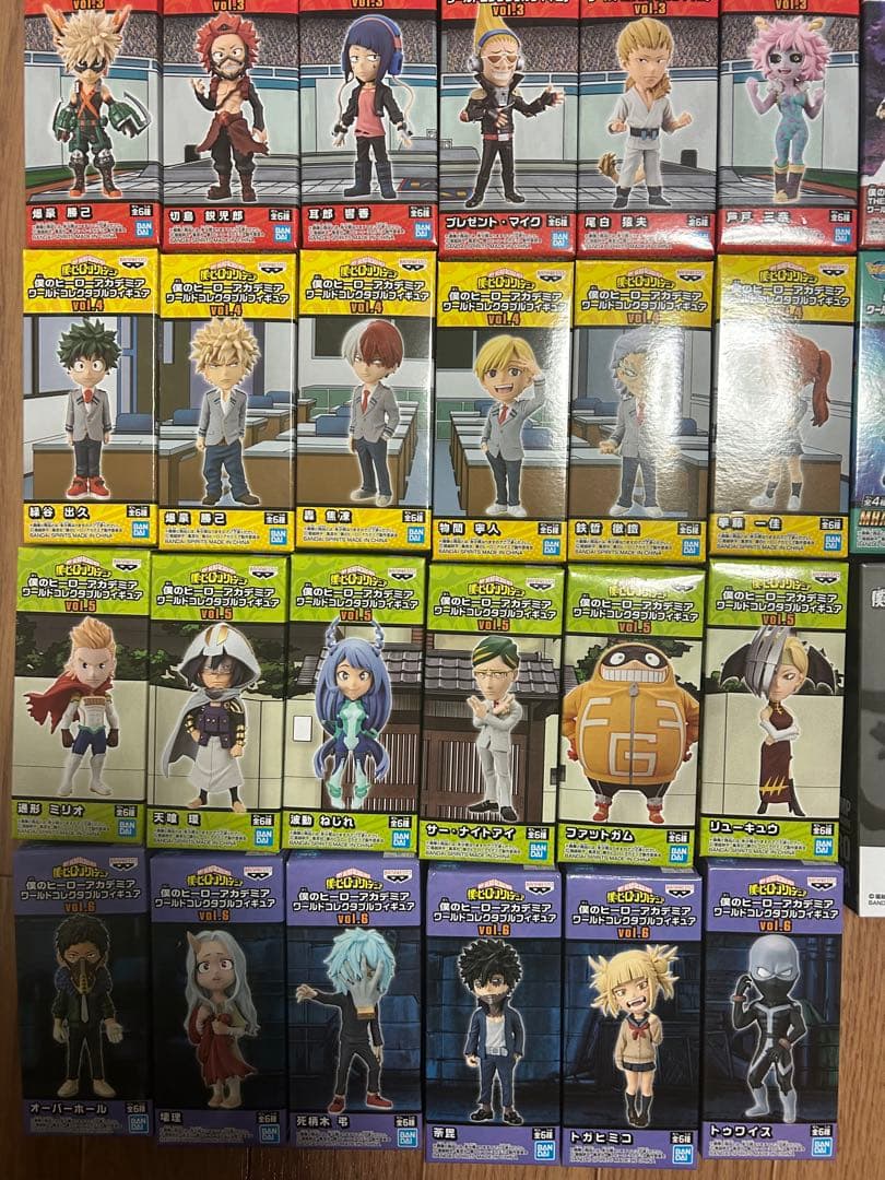 国内正規品　僕のヒーローアカデミア　ワーコレ　コレクタブル セット　フィギュア