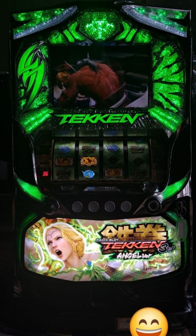 TEKKEN 鉄拳3 エンジェルver パチスロ実機　不要機つき TEKKEN 鉄拳3 エンジェルver パチスロ実機 コイン不要機つき パチスロ