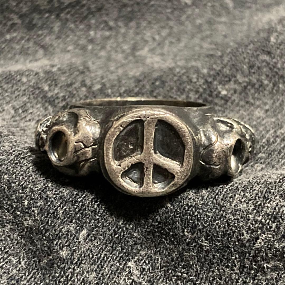 STOP LIGHT ストップライト スカル ピース リング 指輪