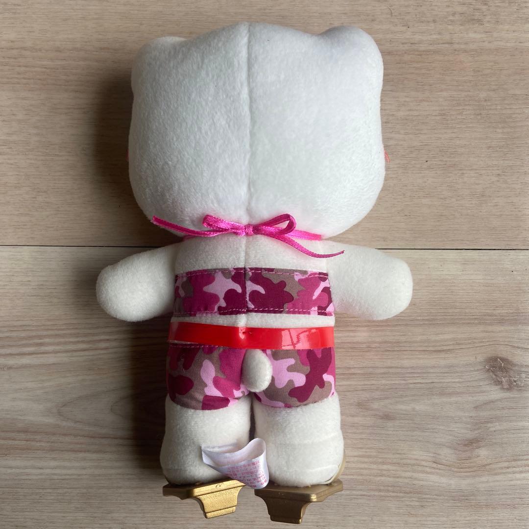 サンリオ　キティ 迷彩水着 ぬいぐるみ　激レア　平成レトロ　ギャルキティ 当時物