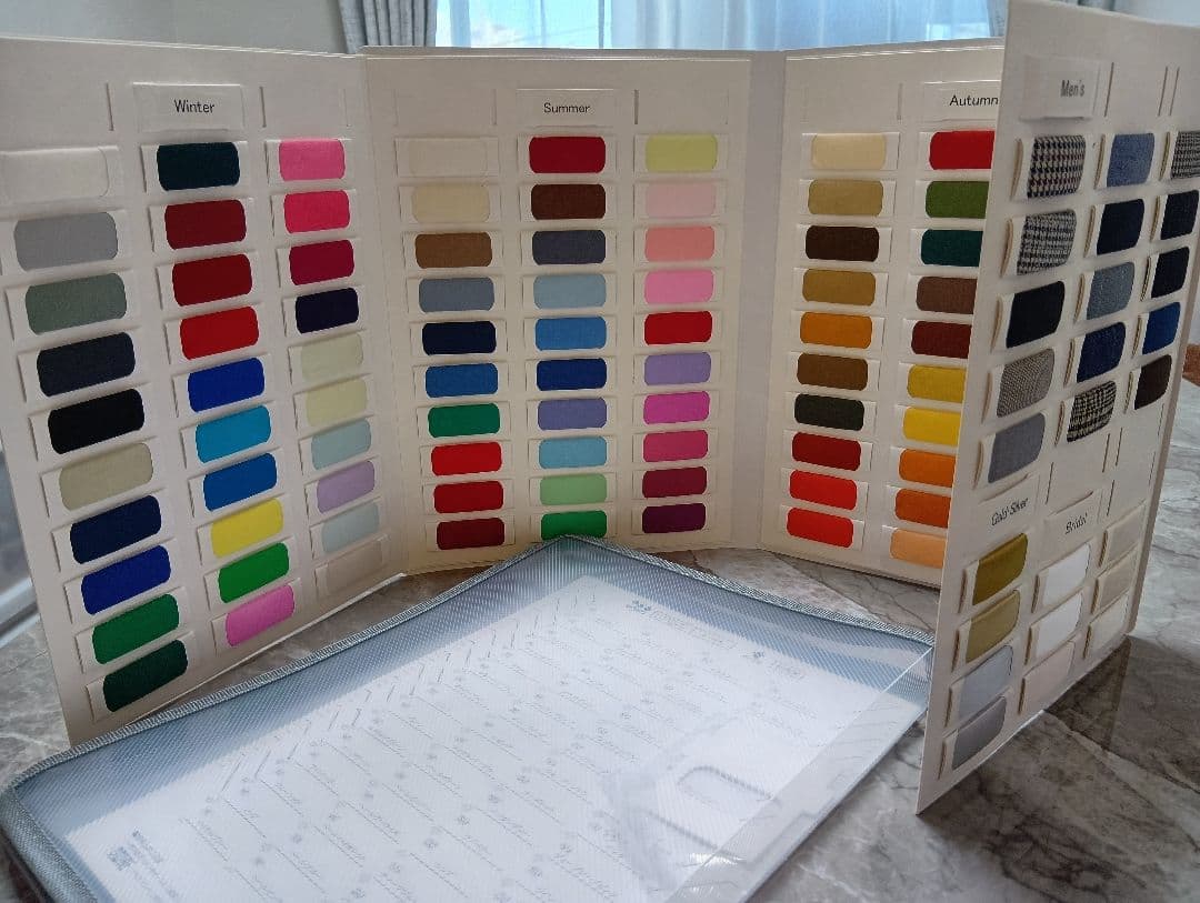 パーソナルカラー診断120色ドレープ＋色見本その他