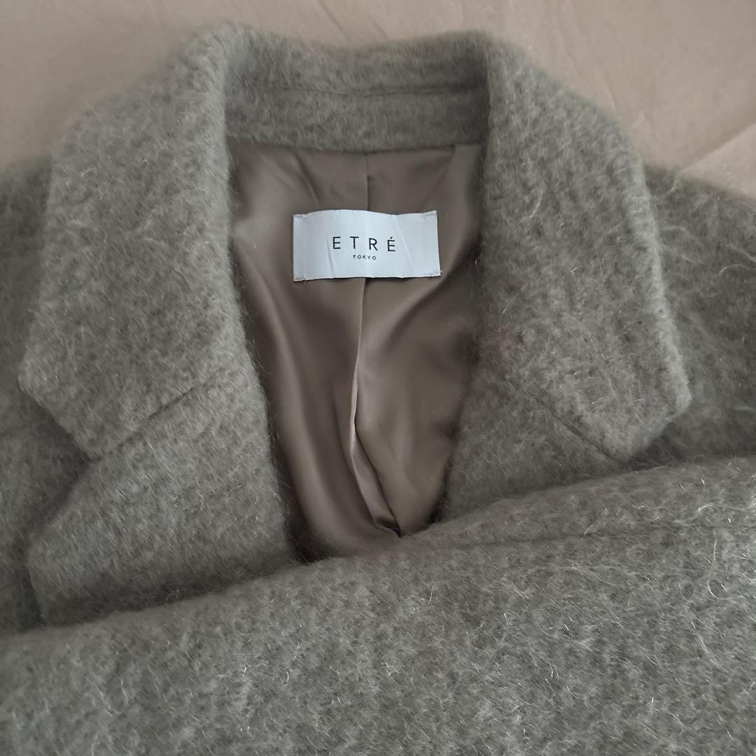 ETRE TOKYO ｜ウールシャギーチェスターコート カーキ M etretokyo