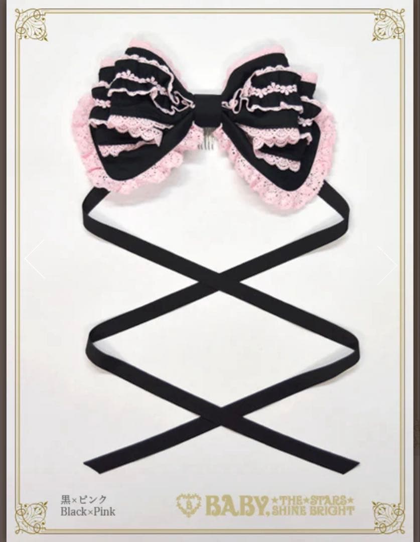 baby シャン・ドゥ・フルールリボンヘッドドレス - メルカリ