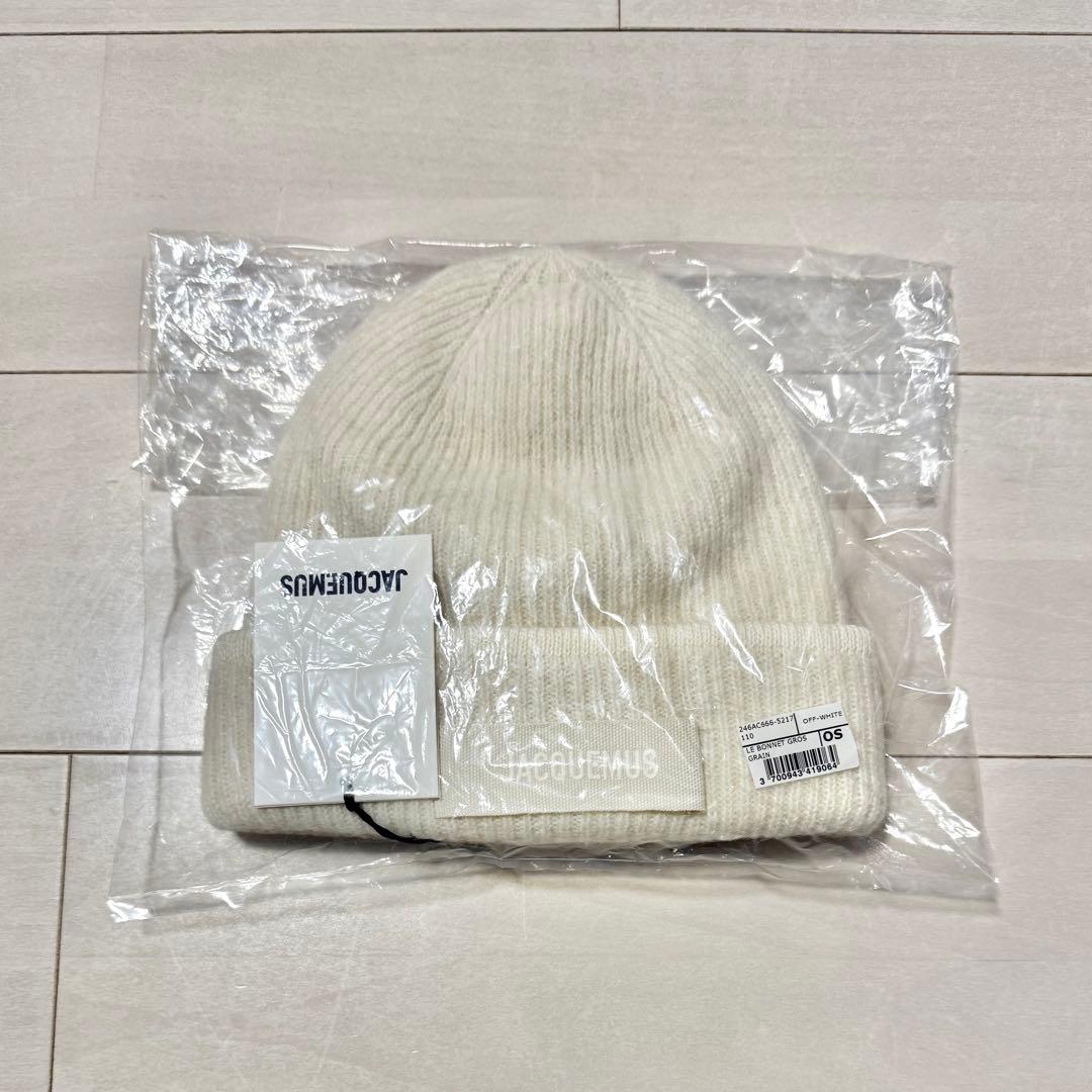 Jacquemus ジャックムス Gros Grain ビーニー オフホワイトの通販はau