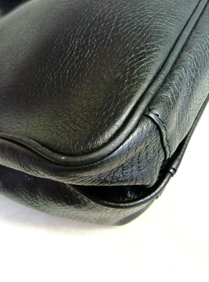 【希少】POTER ダレスバッグ　ヴィンテージ　シボレザー　ブラック