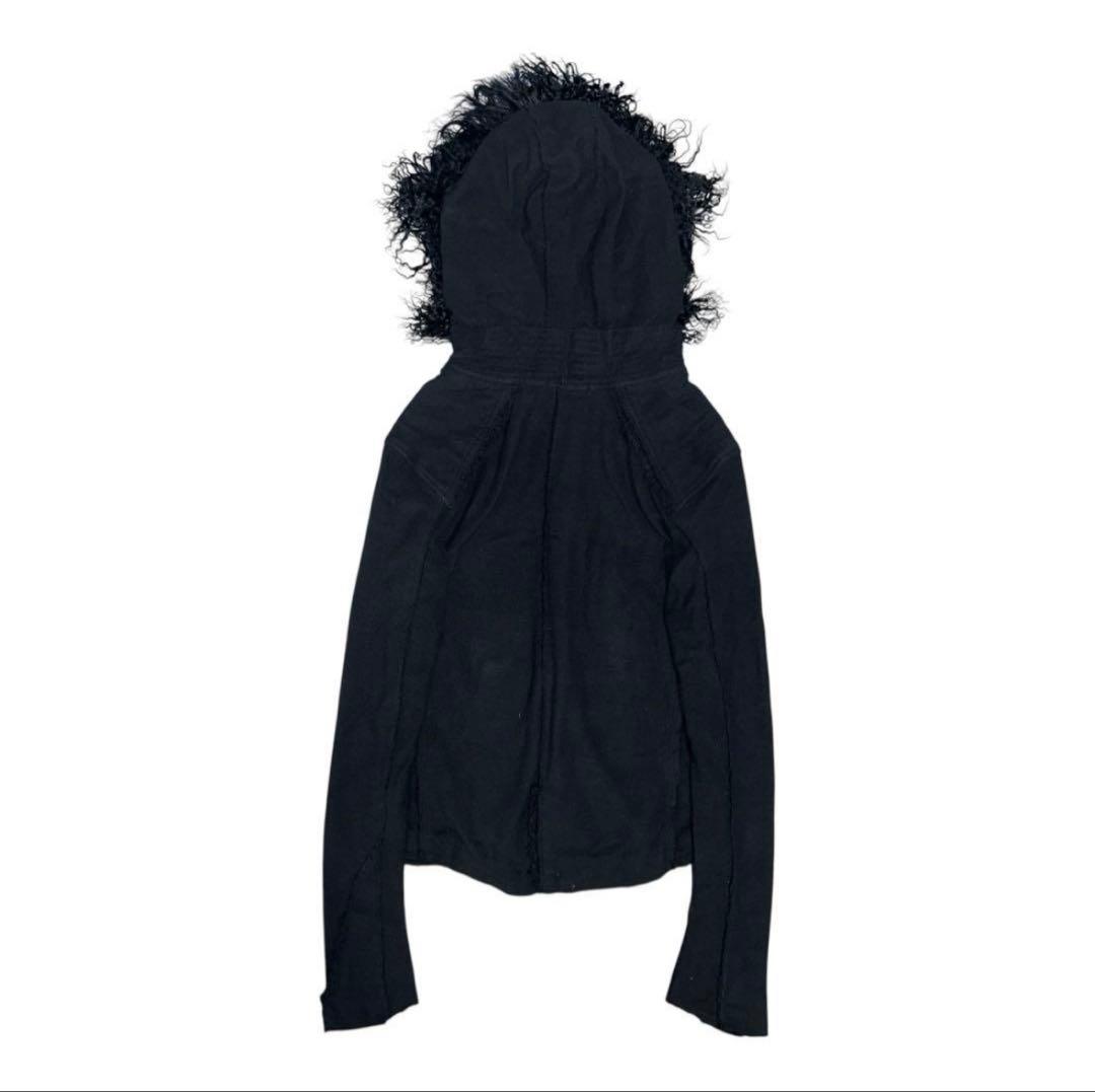 14th addiction cross zip foodie ファーパーカー