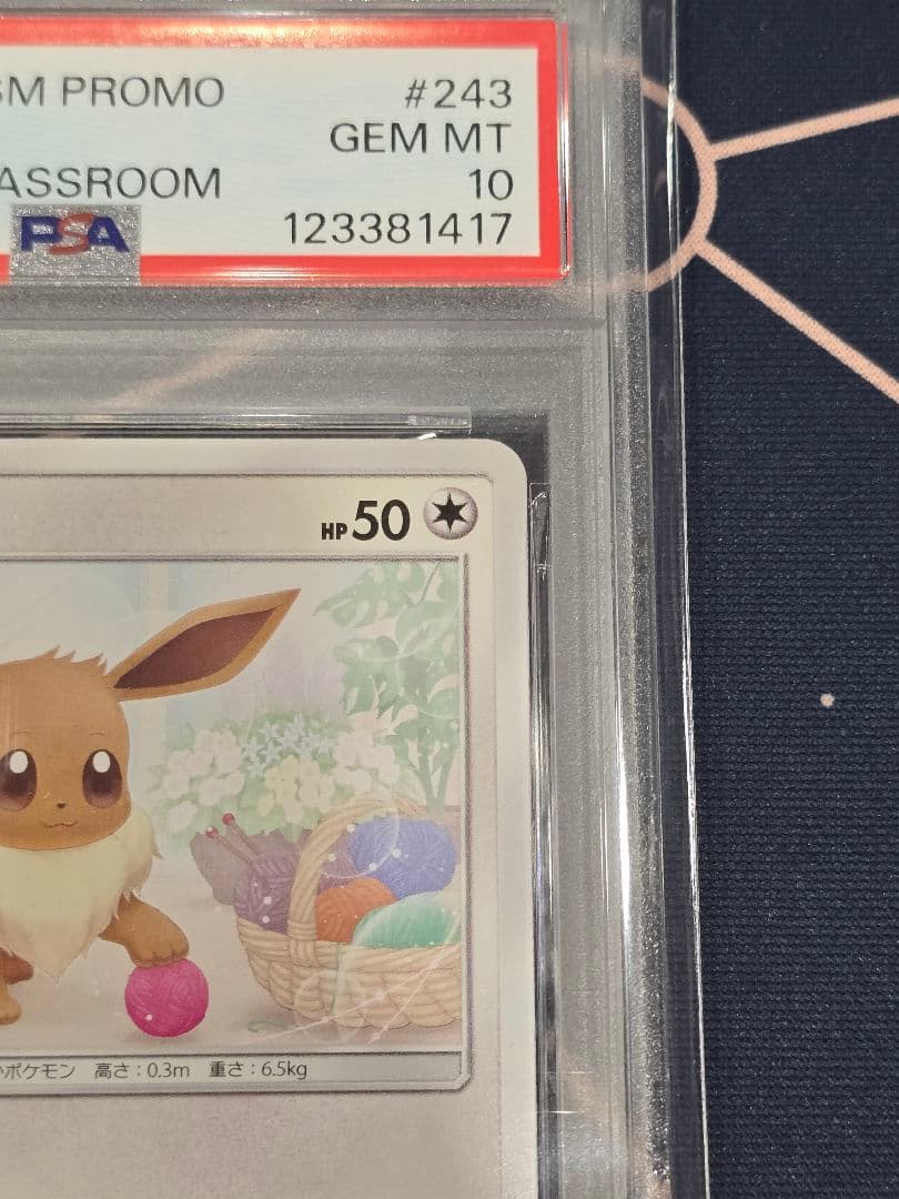 イーブイ ポケモンカードゲーム教室 SM-Pプロモカード 243 PSA10