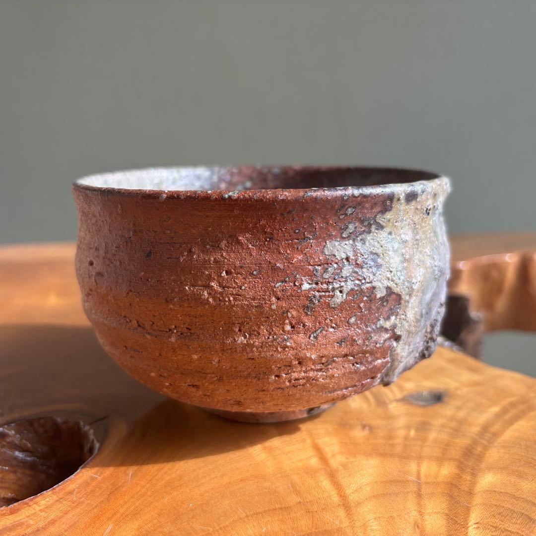 抹茶椀8 信楽焼 陶器 茶道 信楽焼☆黒釉抹茶碗☆茶器☆抹茶