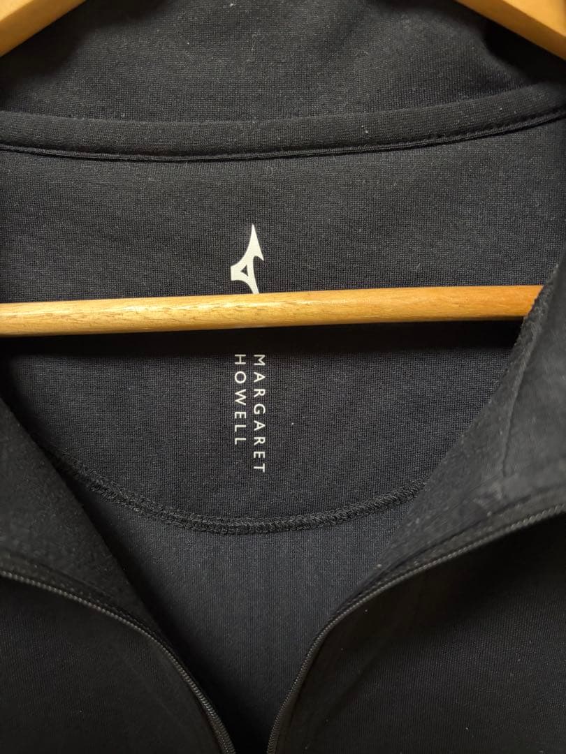 マーガレットハウエル　ミズノ　ハーフジップ　カットソー