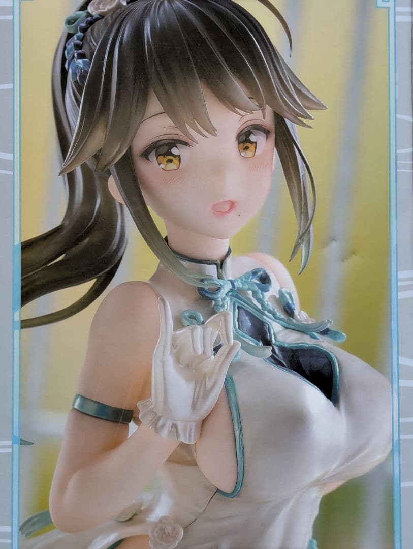 ポニーテールの女の子：チーパオ フィギュア 1/6スケール