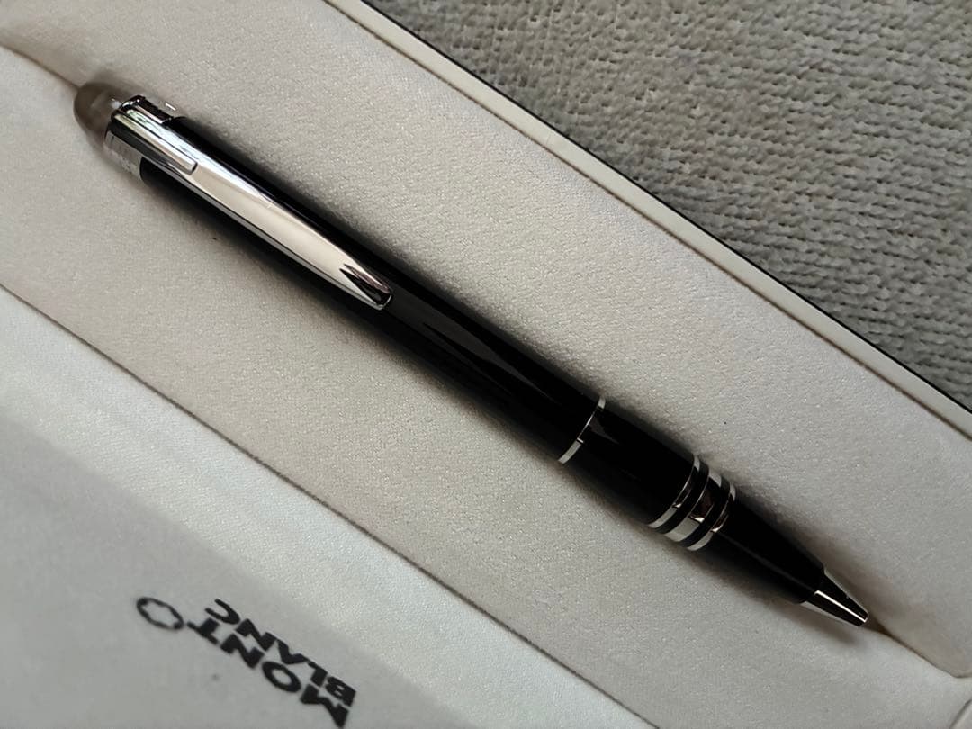 ◾️モンブラン◾️スターウォーカー ボールペン◾️ミッドナイトブラック◾️新品リフィル◾️