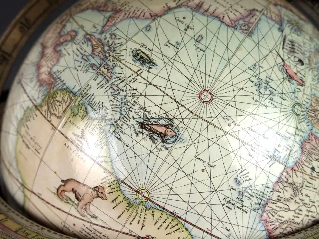 コロニアル 地球儀】アンティークstyleインテリア オーセンティック