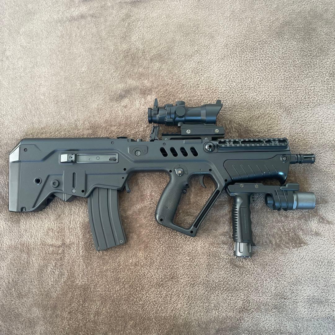 東京マルイ タボール21 ブラック スコープ・ライト付 10禁