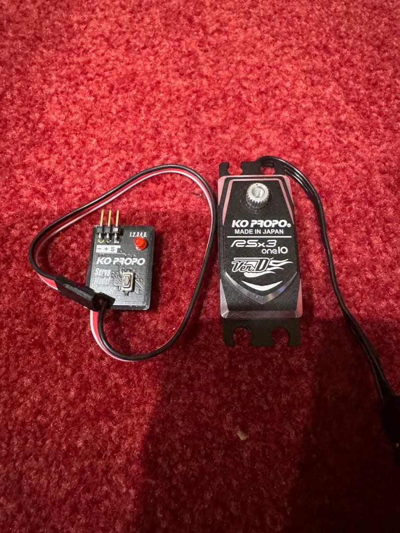 ko サーボ　rsx3 one10 バージョンD プログラムセレクター　セット