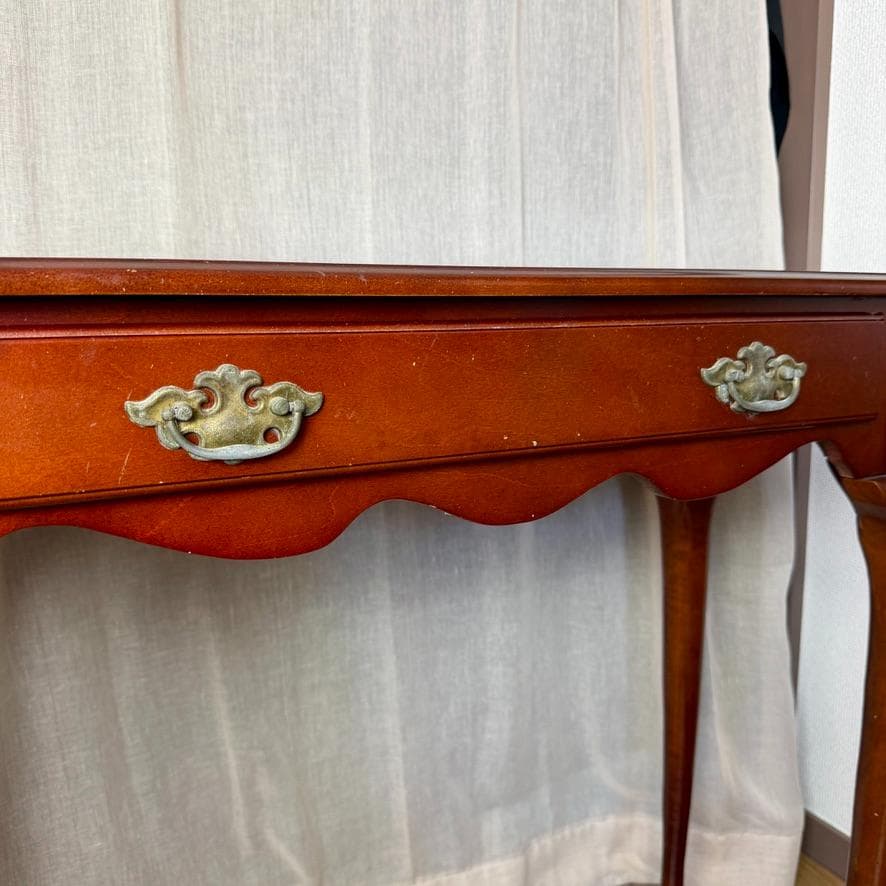 訳あり特価】クイーン・アン マホガニー材 コンソールテーブル