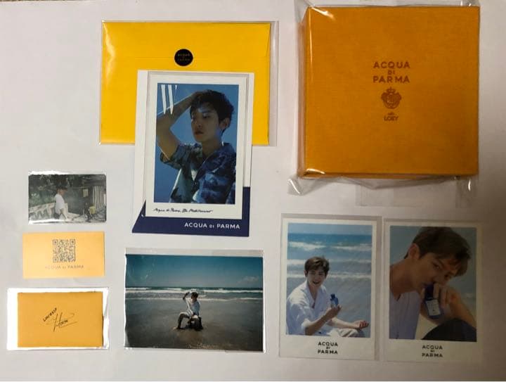 EXO チャニョル　ACQUA DI PARMA  トレカ　ポストカード EXO チャニョルACQUA DI PARMA トレカポストカード